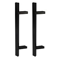 Ручки скобы ABARO Sydney 45° L: 300 X: 200 W: 40*20mm BM черный мат. (комплект)