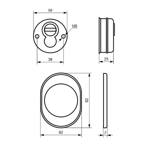 Протектор AZZI FAUSTO F23 Topsecure 25 мм матовый хром - Фото №6