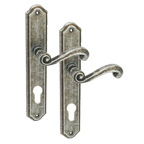 Ручки на планке TUPAI Carla 704-85 античное серебро - Фото №1