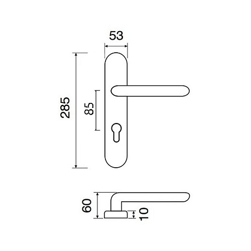 Ручки на планке FIMET 147Р Flora полированная латунь/белый фарфор с золотом - Фото №2