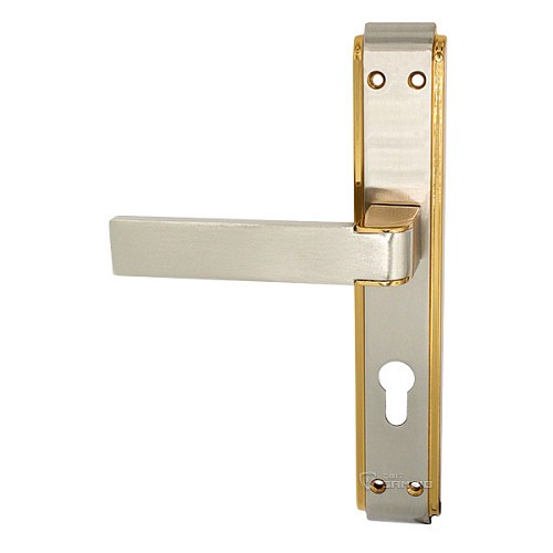 Ручки на планке OZCANLAR Alaska Yale 72 сатин/золото - Фото №3