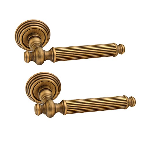 Ручки на розетте FADEX Regina 353P B02 бронза матовая - Фото №1