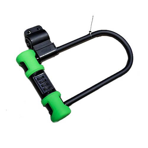 Замок для велосипеда ABUS 410C/170HB230 Ultra Combo SH34 230 мм кодовый Green зеленый - Фото №2