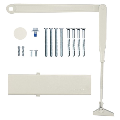 Доводчик CISA C1610.03.0.45 Professional Plus2 BC STD до 80 кг FIRE белый - Фото №6