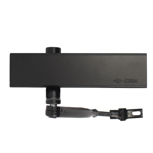 Доводчик CISA C1510.03.0.90 Professional Plus2 STD до 80 кг FIRE черный - Фото №4