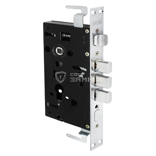 Механизм замка BRUNO BR-61 (BS60*67мм) L левый CP хром - Фото №2