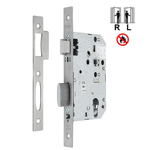 Механизм замка VACHETTE D455 (BS60*72мм) матовый хром - Фото №1