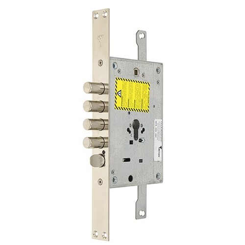 Механизм замка MUL-T-LOCK CTM10328A01A L.O.G. (BS65*85мм) хром полированный без об.планки - Фото №1