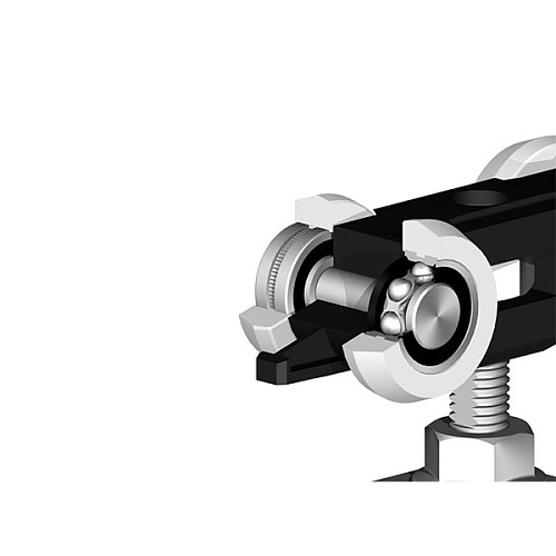 Раздвижная система VALCOMP Herkules HS120 длина 1,8 м на 1 полотно весом до 120 кг - Фото №6