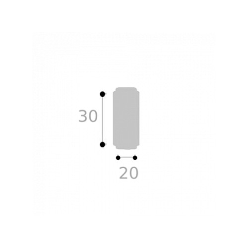 Ручка мебельная FORME City PM09 S02 латунь перламутровая - Фото №2