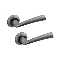 Ручки на розетте GAVROCHE Vanadium AL-A5 MBN графит