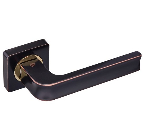 Ручки на розеті GAVROCHE Californium AL-A1 ORB/PB чорний з патиною/золото - Фото №3