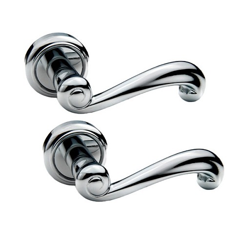 Ручки на розетте FADEX Riccio 131V C01 хром полированный - Фото №1