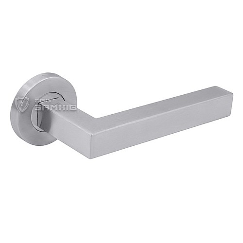 Ручки на розетте SHERLOCK SH 1033 нержавеющая сталь матовая - Фото №2