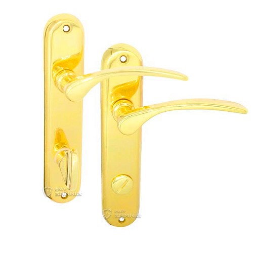 Ручки на планке Ева 72 WC OLV золото - Фото №1