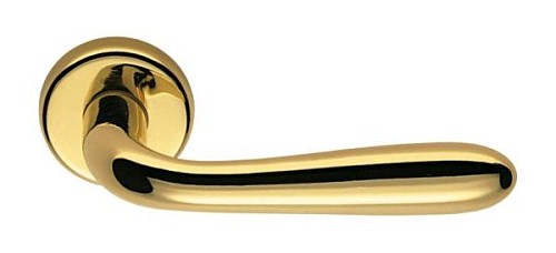 Ручки на розетте COLOMBO Robot CD41 (CD69BZGG-CD63GB) полированная латунь - Фото №2