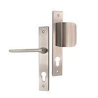 Ручки на планці OZEN Helen AL200-PH CR.ST Left ліва 85 мм фіксована-нажимна сатин