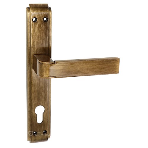 Ручки на планке OZCANLAR Alaska Yale 72 матовая бронза - Фото №2