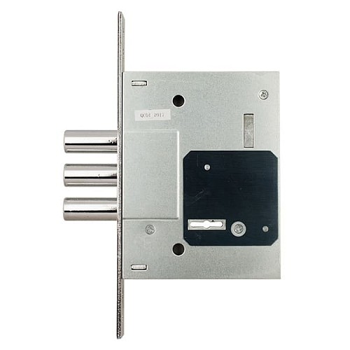 Механизм замка MUL-T-LOCK 257 (BS60мм) хром полированный без об.планки - Фото №2