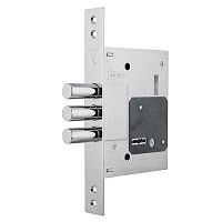 Механизм замка MUL-T-LOCK 257 (BS60мм) хром полированный без об.планки