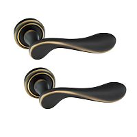 Ручки на розетте FADEX Mira 119V B08 темная бронза