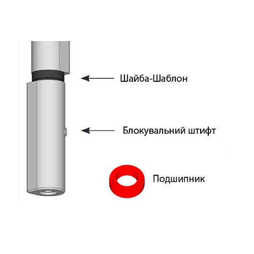 Петля приварная с регулировкой ALDEGHI LUIGI 1250AL150-2C 150 мм - Фото №4