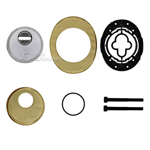 Протектор AZZI FAUSTO F23 25 мм 85x70 полированная латунь - Фото №4