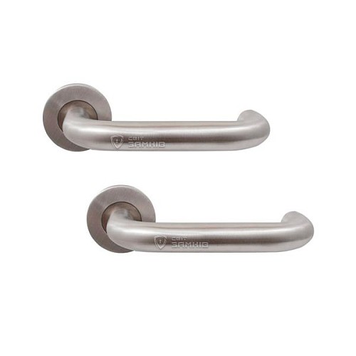 Ручки на розетте COMIT Steel (Steel) нержавеющая сталь - Фото №1