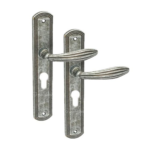 Ручки на планке TUPAI Sofia 1911-55 античное серебро - Фото №1