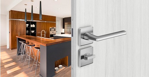 Ручки на розетте DND by MARTINELLI Luce P 02 ZCS матовый хром - Фото №5