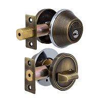 Замок врезной MUL-T-LOCK Dead Bolt DBM ClassicPro (BS60мм) античная бронза