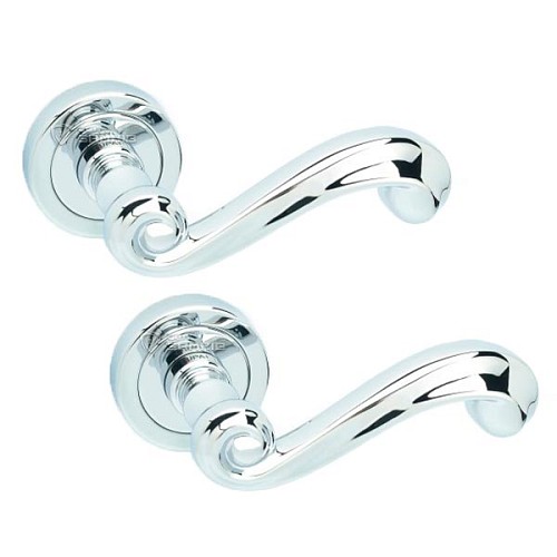 Ручки на розетте TUPAI Carla 738 (800-787) хром полированный - Фото №1