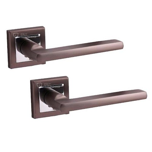 Ручки на розетте APECS Windrose "Inferno" H-18050-A GRF графит - Фото №1