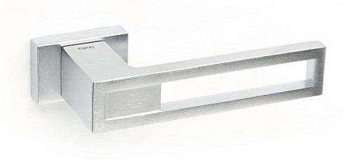 Ручки на розетте TUPAI Buraco 1 2737 RT (3045-1999) хром матовый - Фото №2