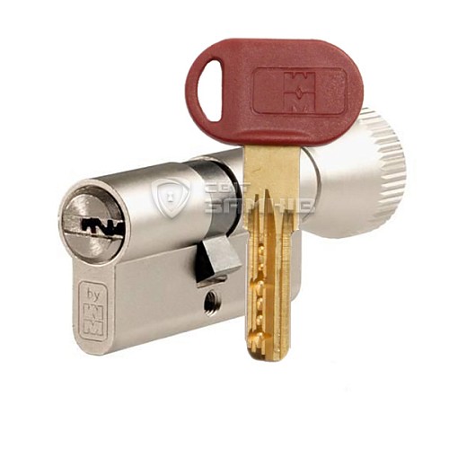 Циліндр MOTTURA Project DPC1F 92T (41*51T) нікель матовий - Фото №1