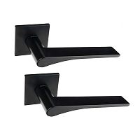 Ручки на розетте FORME Eos 294Q/Slim N52 черный матовый