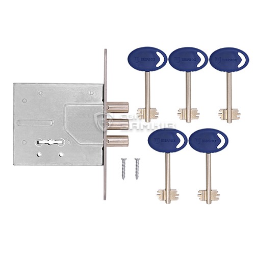 Механізм замка SHERLOCK 03.15 (BS51мм) 5 ключів - Фото №4