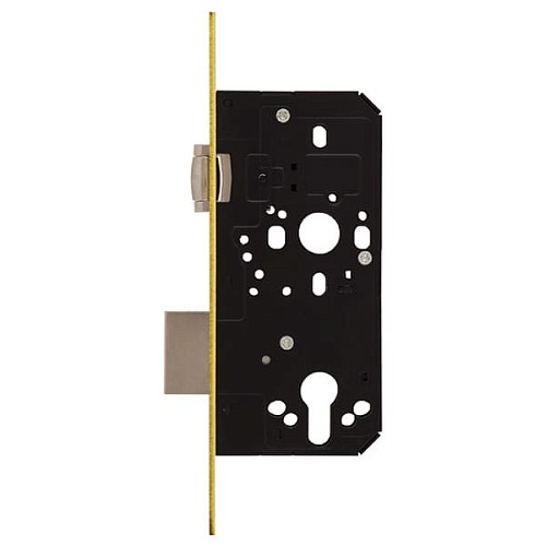 Механизм замка SANTOS 712 бочка (BS60мм) матовая латунь - Фото №2