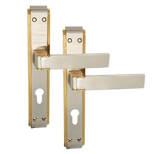 Ручки на планке OZCANLAR Alaska Yale 72 сатин/золото - Фото №1