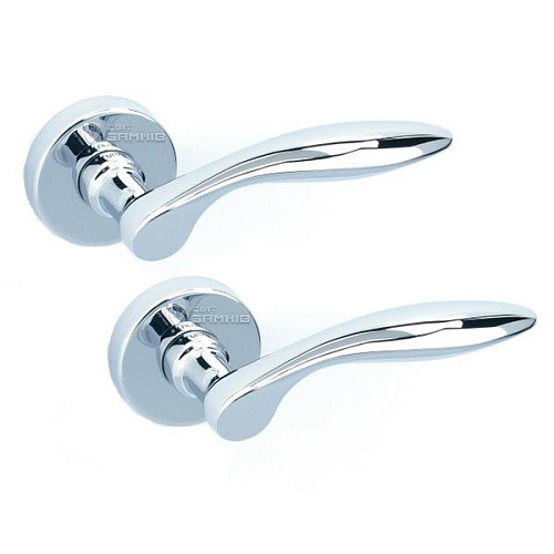 Ручки на розетте TUPAI Claudia 1938 (806-1966) хром полированный - Фото №1