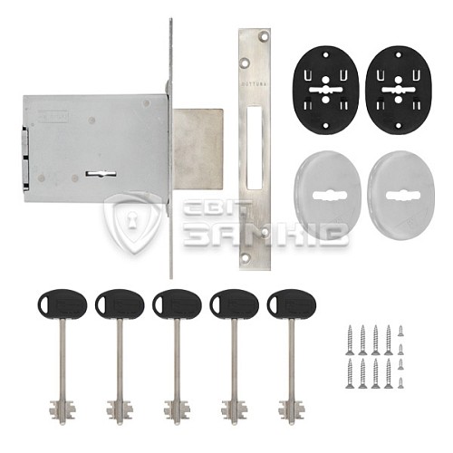 Механізм замка MOTTURA 40.701600056 (BS63мм) ключ 60мм	 - Фото №4