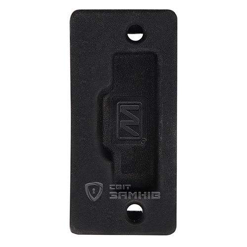 Зворотня планка WALA ALU1 для рами матовий чорний - Фото №2