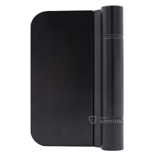 Завіс WALA WTB 8010441X для скляних дверей широкий матовий чорний - Фото №3