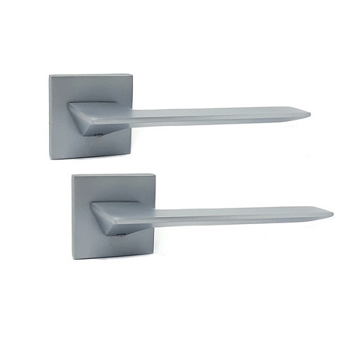 Ручки на розетте KEDR ULTRA R21.175 MCP матовый хром - Фото №1