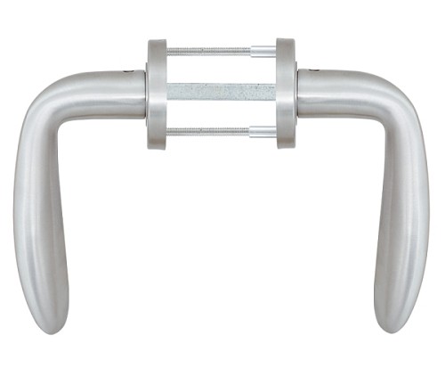 Ручки на розетте ROSTEX Napoli ES52 нержавеющая сталь матовая - Фото №5