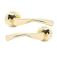Ручки на розетте KEDR R10.023-AL PB золото