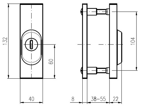 Протектор ROSTEX R3 (38-55мм) коричневая краска антик - Фото №2