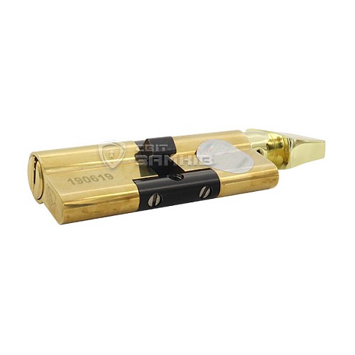 Циліндр APECS XR 80T (45*35T) латунь матова  - Фото №2