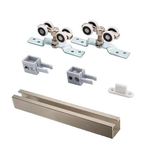 Раздвижная система MVM SD-100 длина 1,8 м на 1 полотно весом до 100 кг - Фото №2