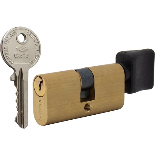 Цилиндр CISA Oval 08230 56T (28*28T) овальный для электромех. замков - Фото №1